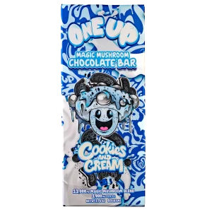 Cookies and Cream Mushroom Chocolate Bar