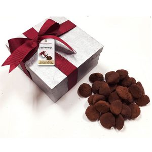 Crunchy Peppermint Dark Chocolate Truffles