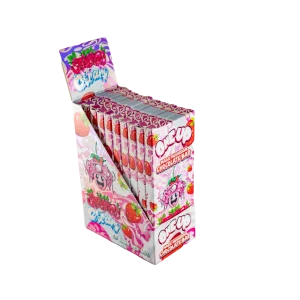 Strawberry and Cream Mushroom Chocolate Bar-10 Pack