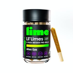 Diamond & Hash infused Mini Pre Rolls .6g x 5 | Alien Gas