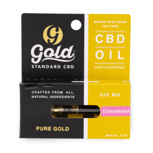 Gold Standard Strawana VapeCartridge